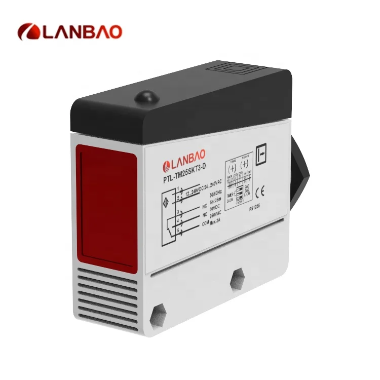 ЛЭП серии высокого качества для возраста от 12 м поляризованные отражение реле 5 проводов квадратный фотоэлектрический