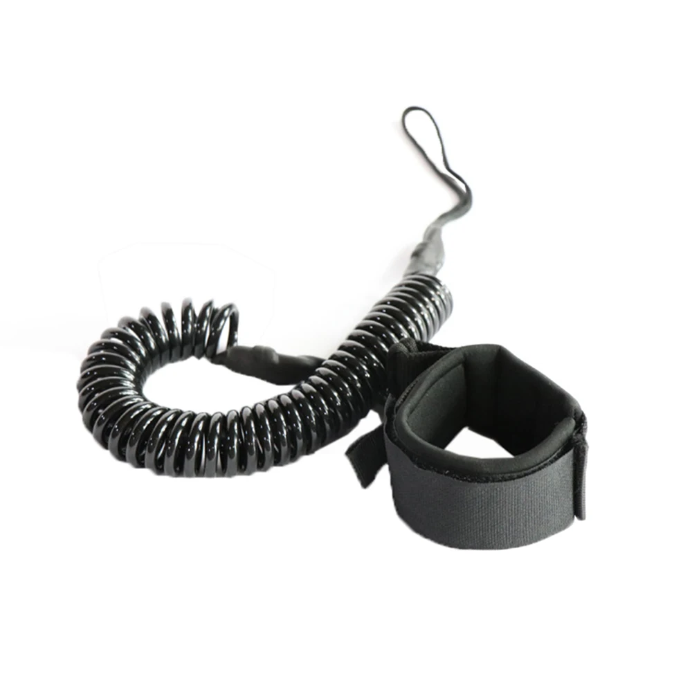 OEM Premium 2ft 6ft 12ft 5mm 6mm 9mm Customized Surfing Foot Ankle Cord String Double Swivels Surfboard Surf Coil Leash