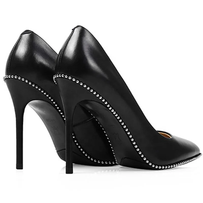 Высокие сапоги на шпильке женские туфли-лодочки на высоком каблуке с черные женские сапоги из натуральной кожи; Женские свадебные пикантные женские туфли на каблуках, женская обувь, и быстрое Dilivery