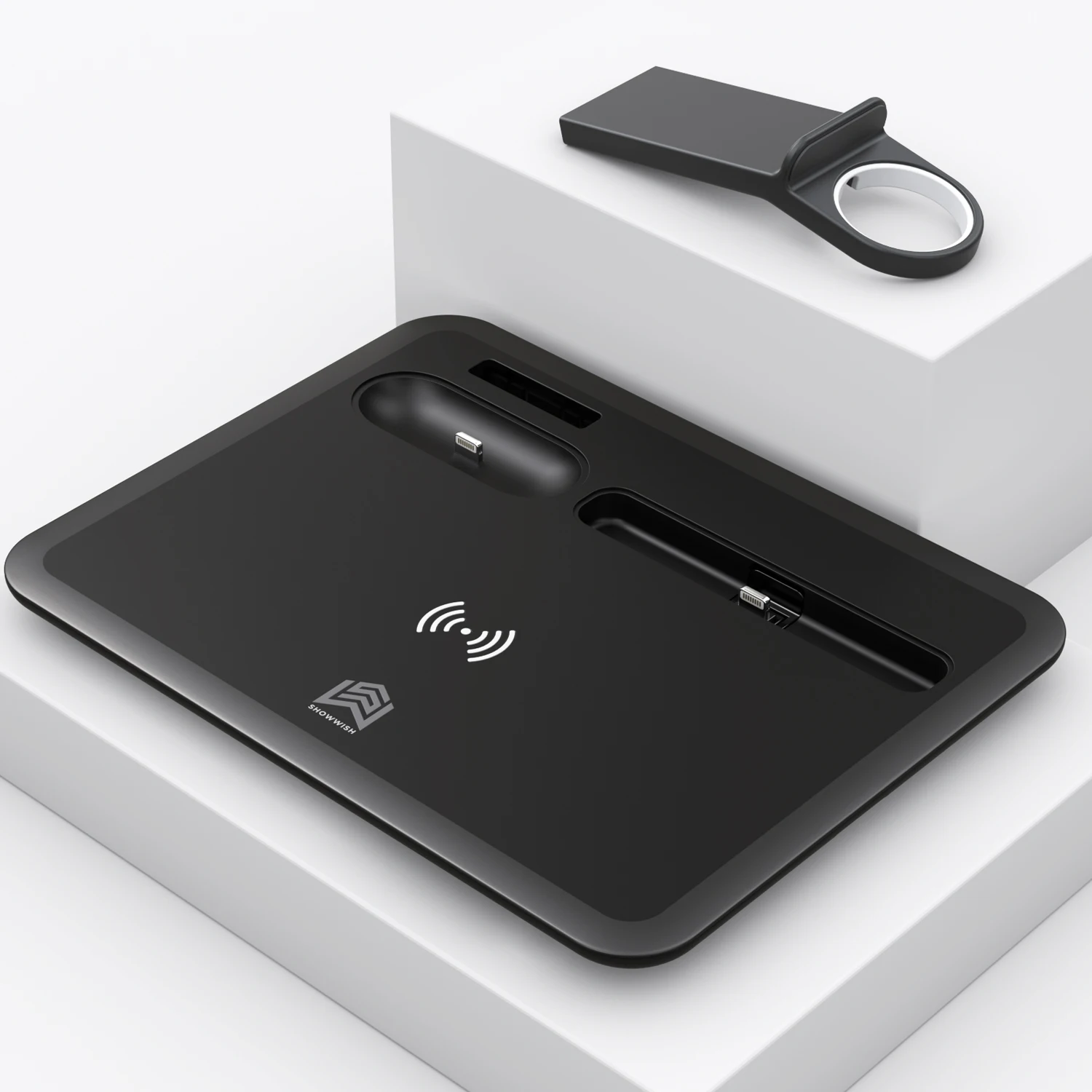 10w 4 In 1 Wireless Charger Charge Smartphone Docking Charging Station Stand Pad Fast Mobile Phone Charger