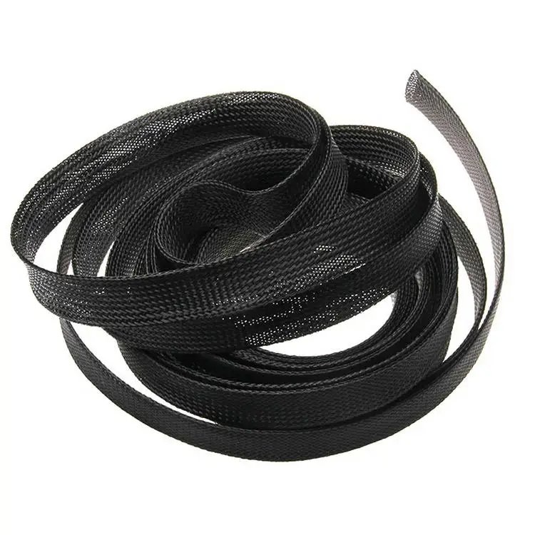 Flame Retardant PET Expandable Braided Sleeving