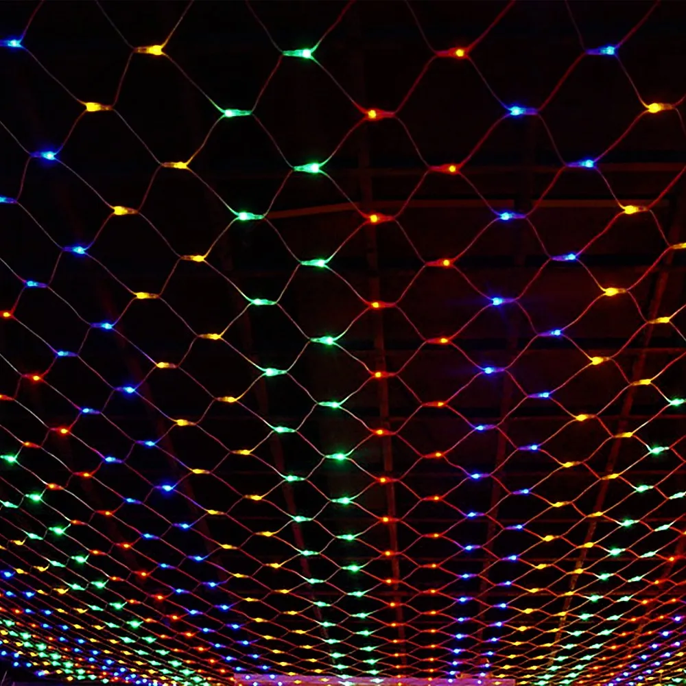 Customizable Ip67 Flashing Net Light For Christmas Decor PVC Waterproof Led Light luces de navidad