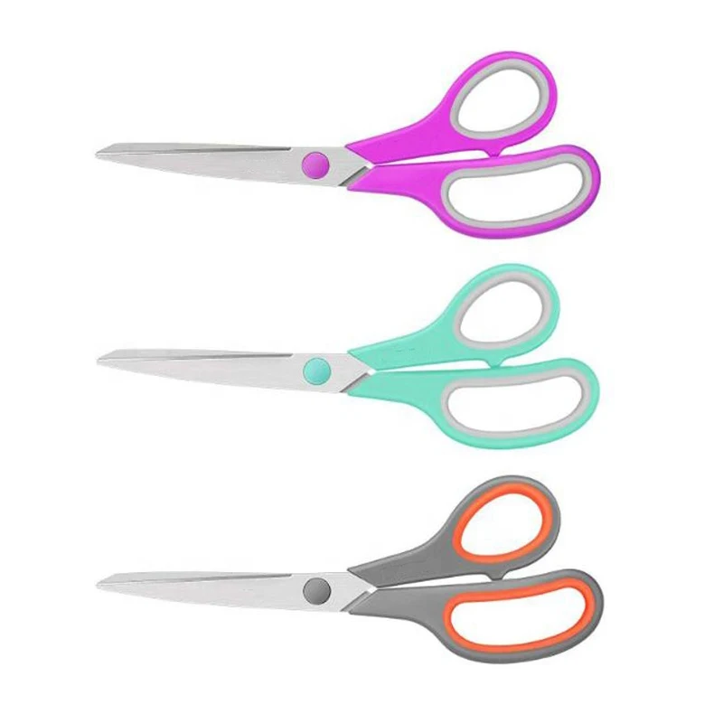 8 дюймов из нержавеющей стали пластиковая ручка ножницы для офиса дома школы