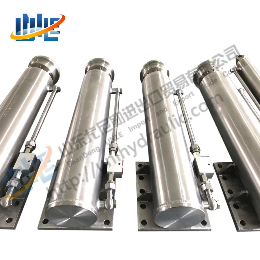 Damping oil cylinder double acting single piston rod stainless steel hydraulic cylinder for engineering machinery