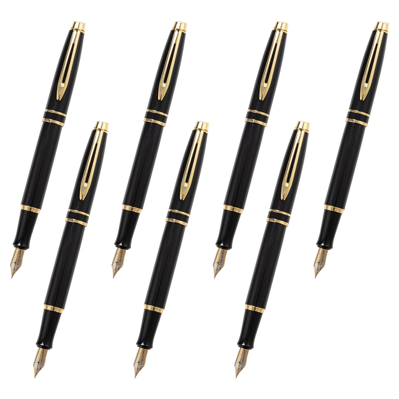 Black Business fountain pen Student Ink Absorber Calligraphy Student Adult Signature Pen Wholesale Custom logo pen