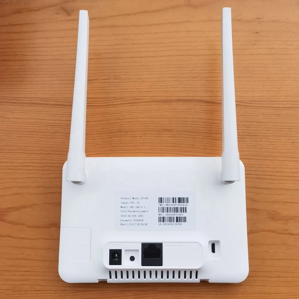 Original LSUN CP106 4G LTE WiFi mobile CPE Router build in 5000mAh battery Cat4 150Mbps WiFi6 Modem Support 16 WiFi users CP106B
