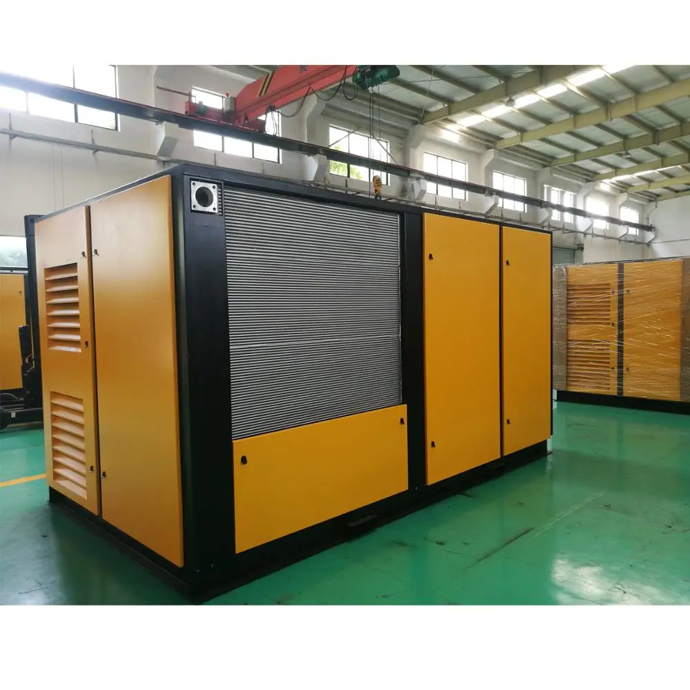 
280KW (380HP) HIGH power Direct Driven single Screw Air Compressor with air cooling 
