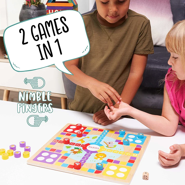 2023 New Popular Custom Chess Boards Children Creative Wooden Chess Board Set Two Shape Chess Board