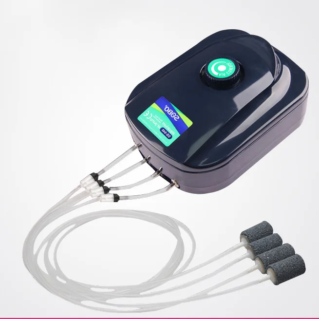 Aquarium Oxygen Pump SOBO 4 Holes sb-988 / 748 Fish Tank Oxygen Booster Pump water pump aquarium