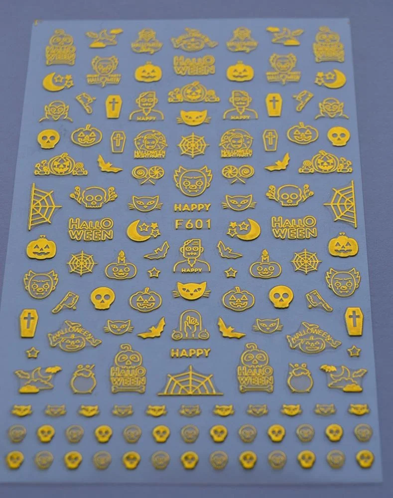 Рождественская 3D наклейка для ногтей BIN Nail Art серии