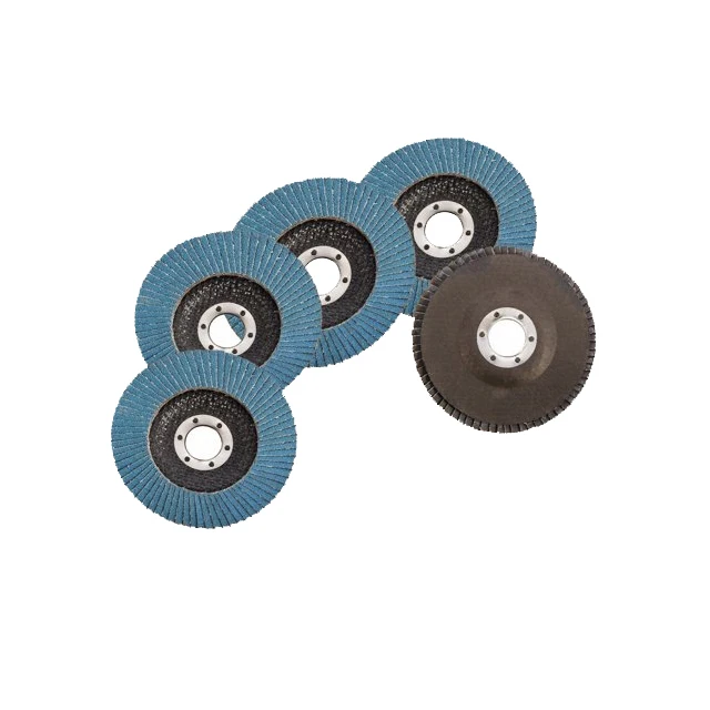 blue color Zirconium Grinding Discs Size4.5' Flap Disc For Metal And Stainless Steel Diamond cutting disc Aluminum Oxide disk