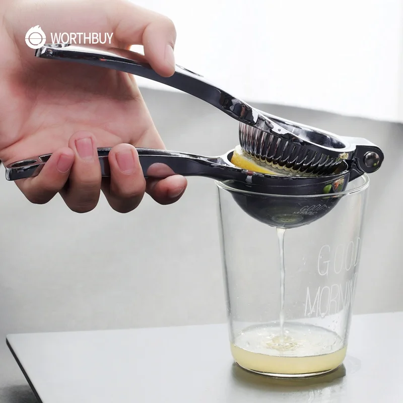 WORTHBUY Lemon Lime Squeezer Zinc Alloy Fruit Squeezer Manual Orange Juicer Press For Juice Maker Kitchen Vegetable Tools