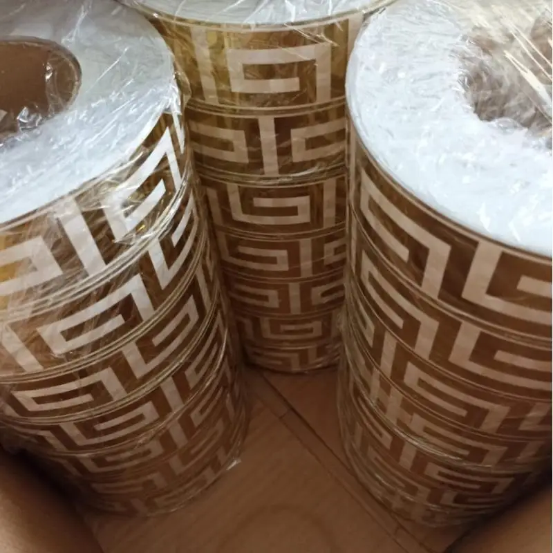 Bulk Custom Gold Foiled Clear Pet Washi Tape Masking Tape Coffin Decoration