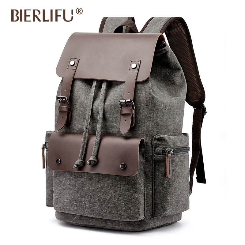 wholesale manufacturer fashion custom vintage canvas school backpack bag laptop hiking backpacks
