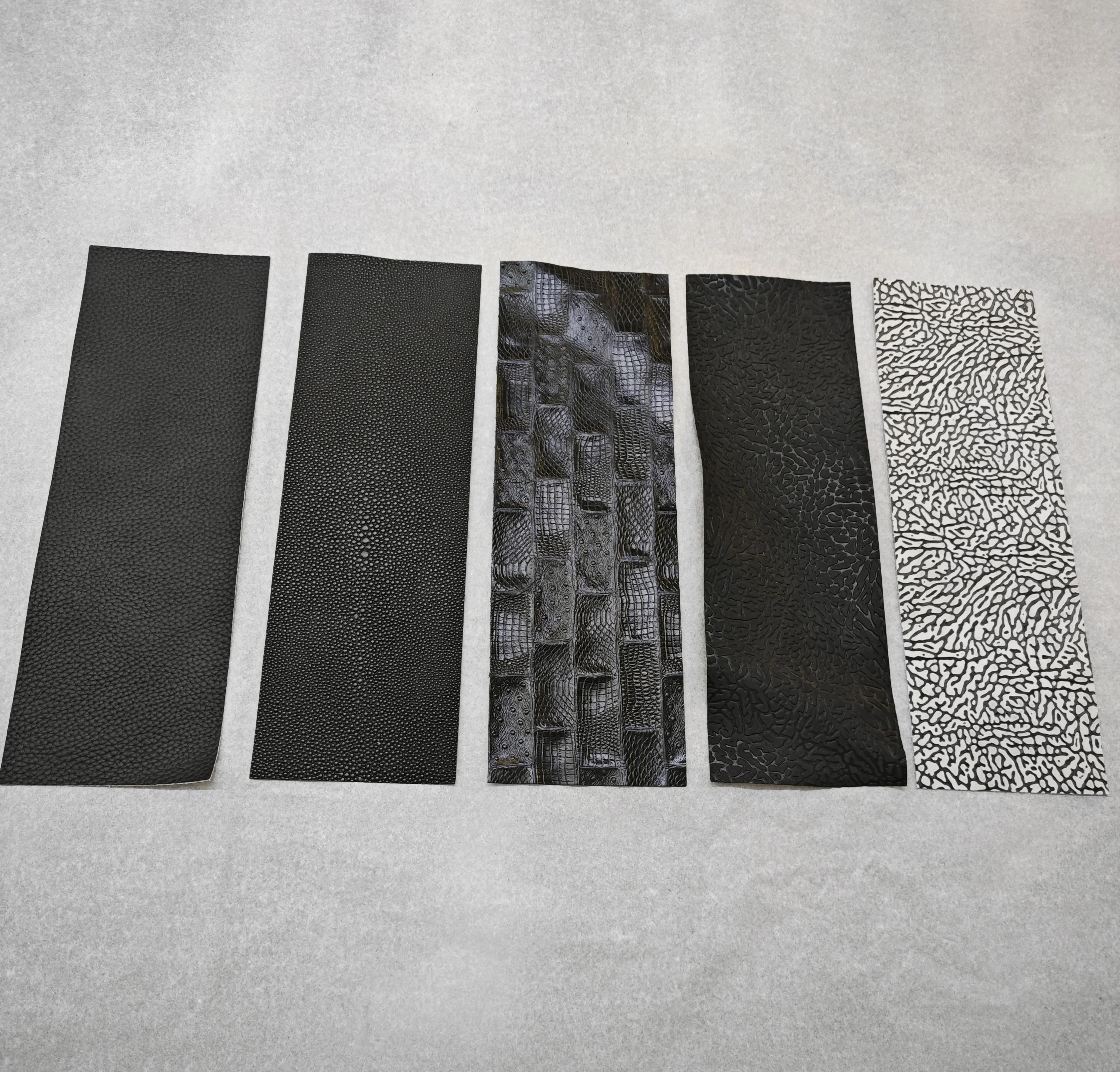 Many pattern billiard cue leather wrap lizard elephant lychee grain genuine cowhide for pool cue