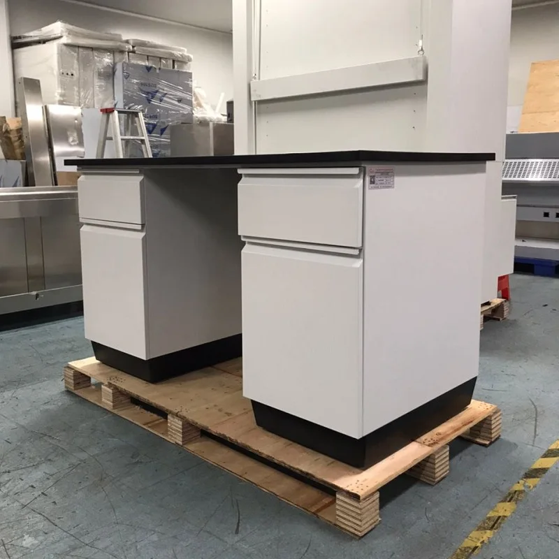 Laboratory Benches and Cabinets for Physics Science Biology Study Science Lab Table Waterproof Top Body Steel