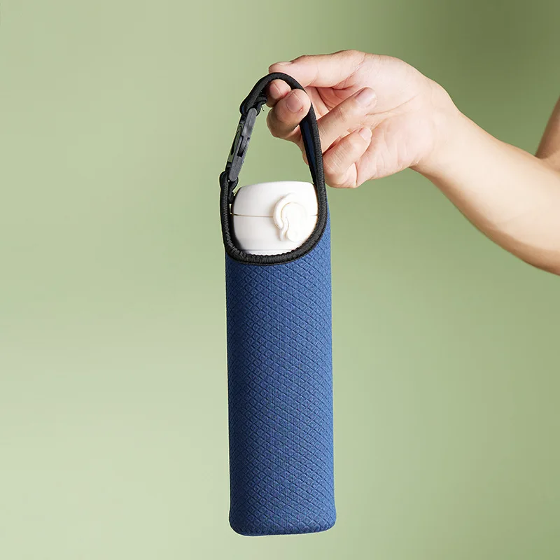 Custom Water Bottle Holder Bag Portable  Neoprene Bottle Cooler Sleeve Cup Bag
