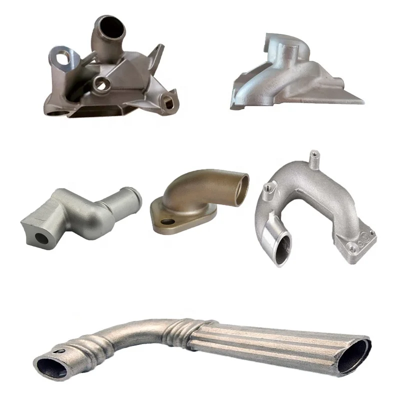 Низкая цена, автомобильная выхлопная труба из нержавеющей стали с коллектором 2-1