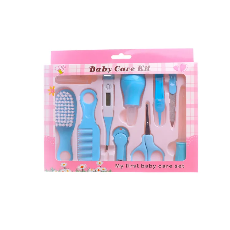 Baby Safety Product 6/8/10 pcs Baby Grooming Scissors Nail Clipper Manicure Care Set
