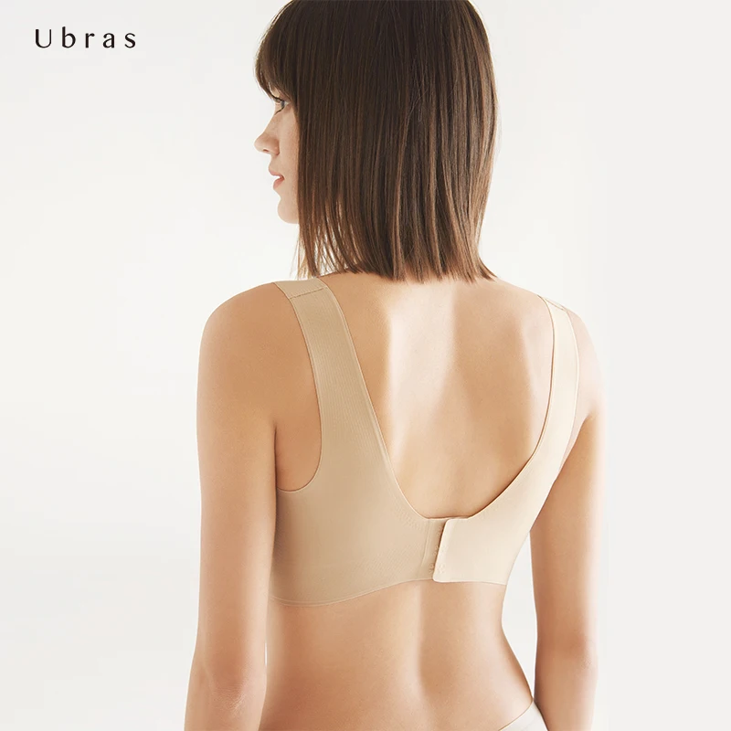 Ubras One Size Exquisite Craftsmanship Attractive Design UU12920 3A Anti-bacteria Back Hook Women Padded Bra
