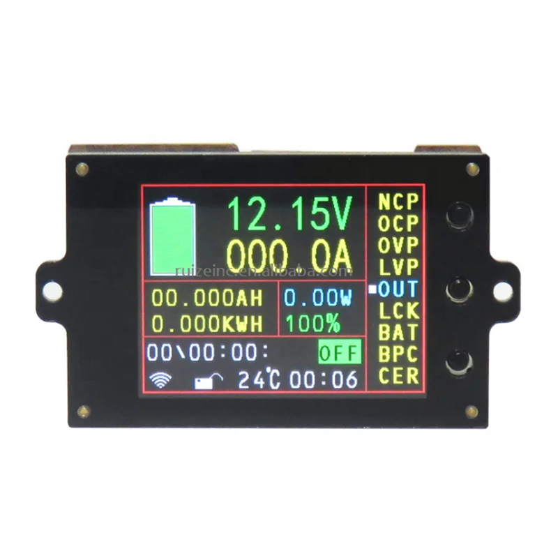 DC 500V 100A 200A 500A Wireless voltage meter ammeter Solar Battery Charging coulometer capacity Power detector Tester