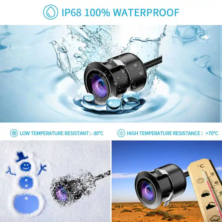 Free Sample  Rear View Camera For Car  IP68 Waterproof Car Camera System Night Vision car Camera