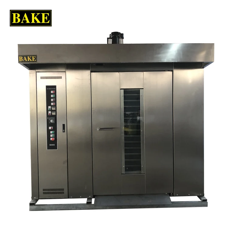 chinese  double rack 32 diesel electric 16 gas mini 64 trays rotary oven for bakery pizza
