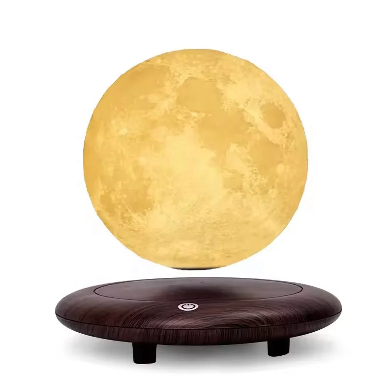 Hot Selling Moon Shaped 3D Magnetic Levitating Floating Moon Lamp LED Night Light