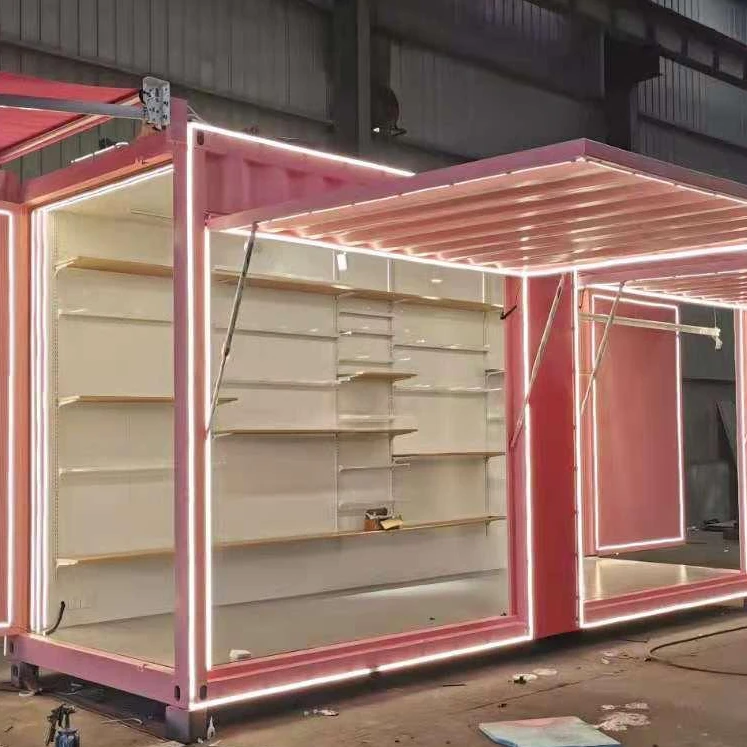 Special specification display cabinet of 20 ft prefabricated container house