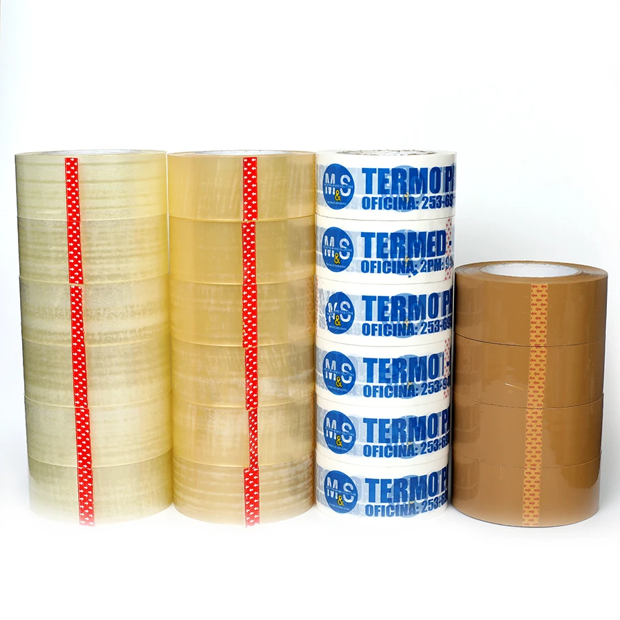 Cinta de Embalaje Cintas Adhesivas Tape Packing Tape 100 Yards 110 Yards 200 Yards Carton Tape