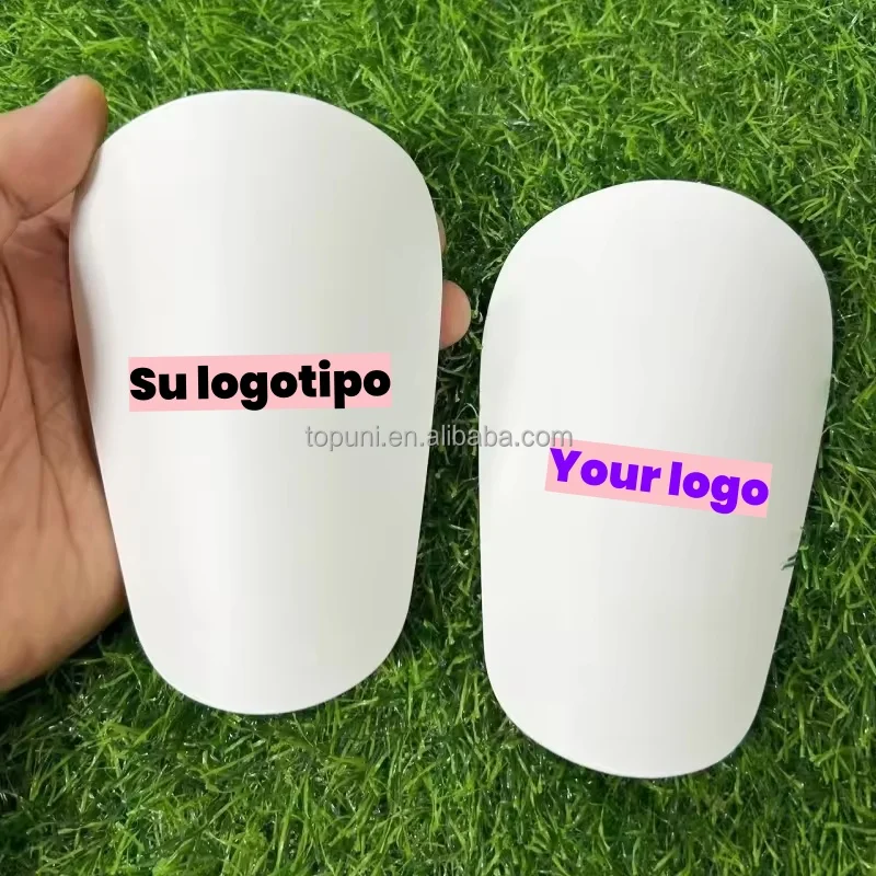 Customized 10*6cm Polyester Shin Guards Adults Custom Multi-Color Logo Stabilizer Mini Shin Pads Football Custom Protection