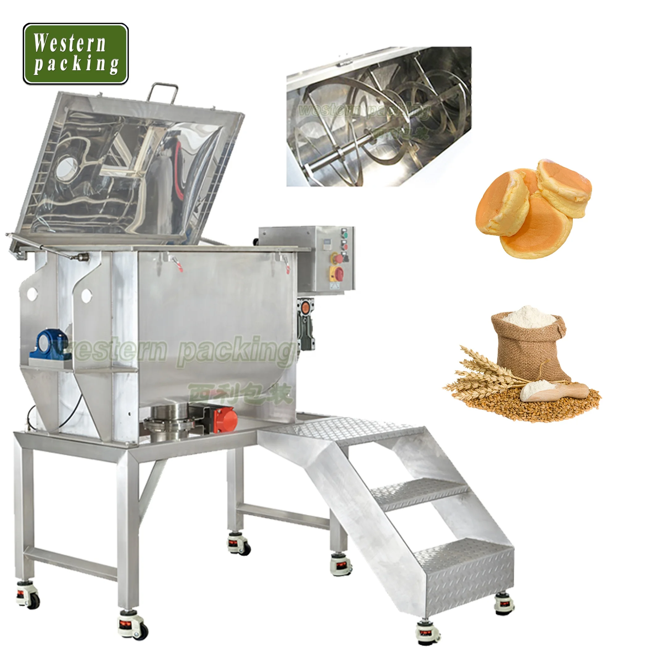 Industrial Ribbon Blender Powder Blender Ribbon Blender Manufacturers