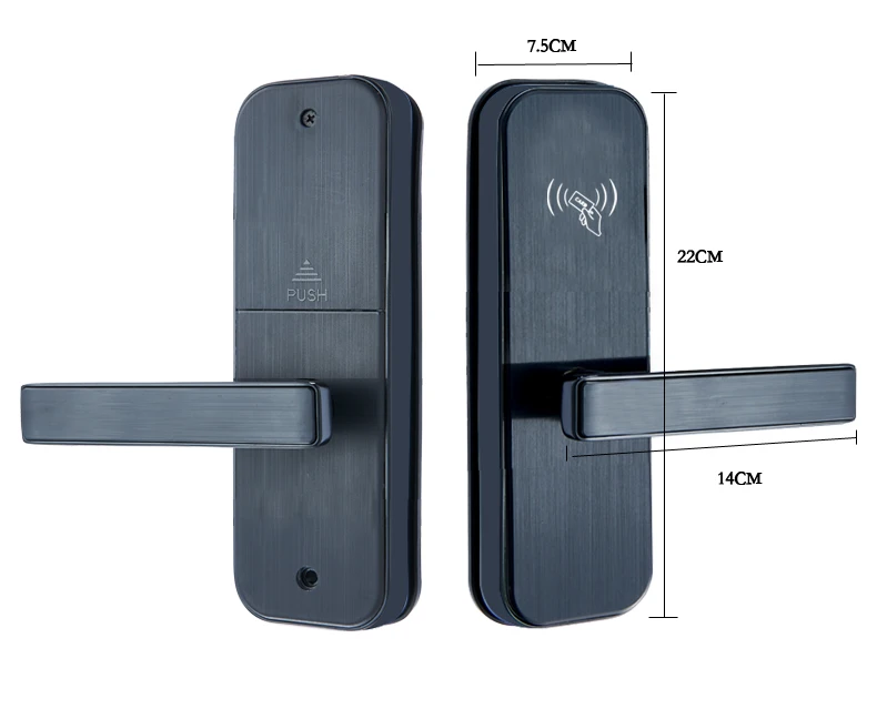 High Quality Hotel Lock Rfid, Electronic Keyless Digital Hotel Smart Key Card Door Lock