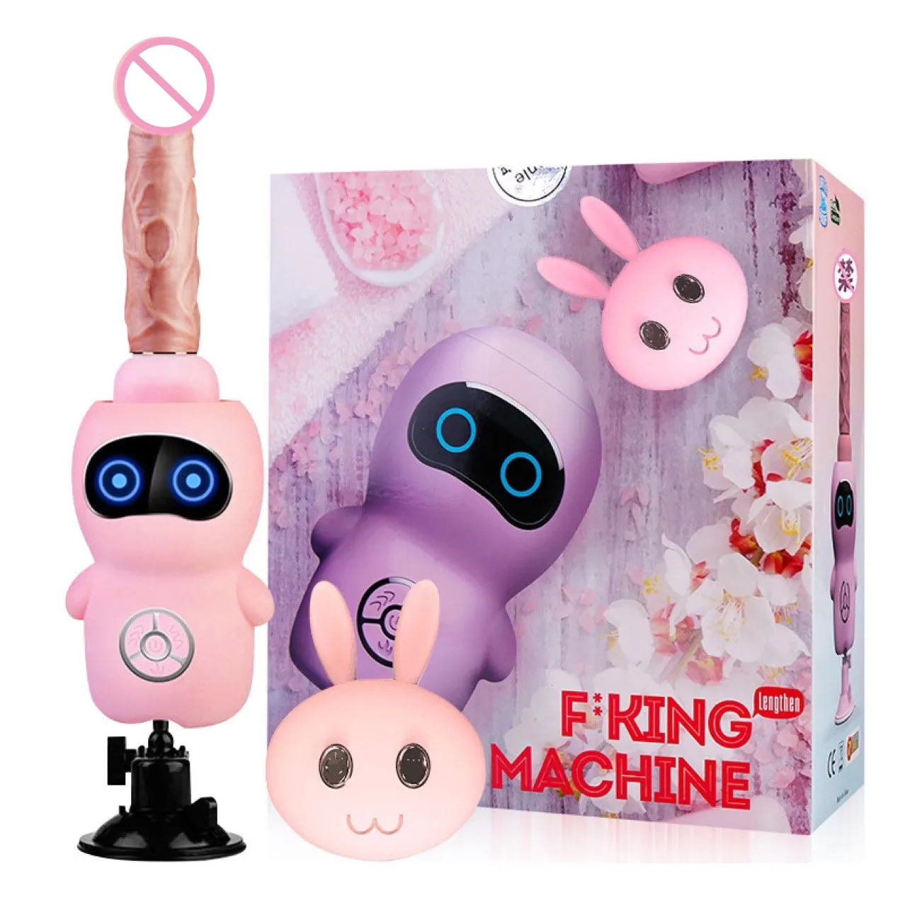 Sex Toys Remote Control Cartoon Female Masturbation Intelligent Robert Heating Vibrating Robert Dildo Machine