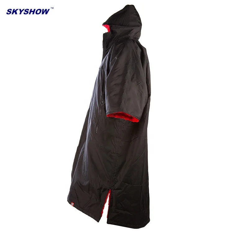 
Водонепроницаемое пончо для серфинга унисекс, полотенце-пончо для сухой смены одежды из теплого флиса 