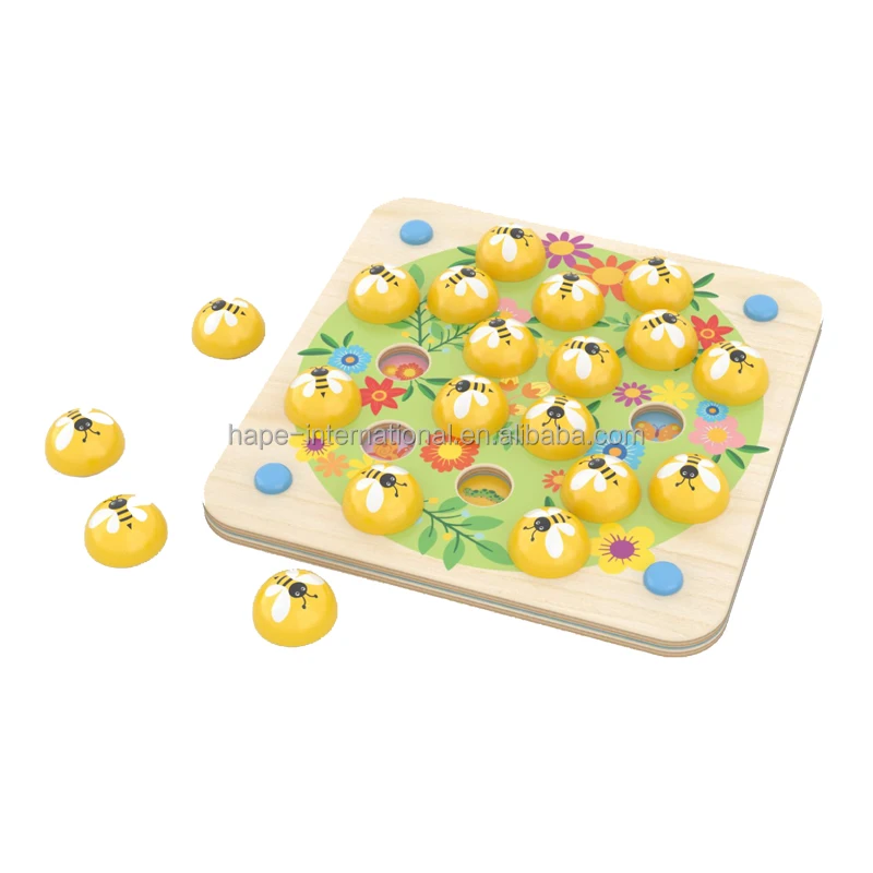 Beechwood Memory Match Game Cube Card Children Eco Friendly Custom Print Montessori Toys Interaction For  Educational Puzzle