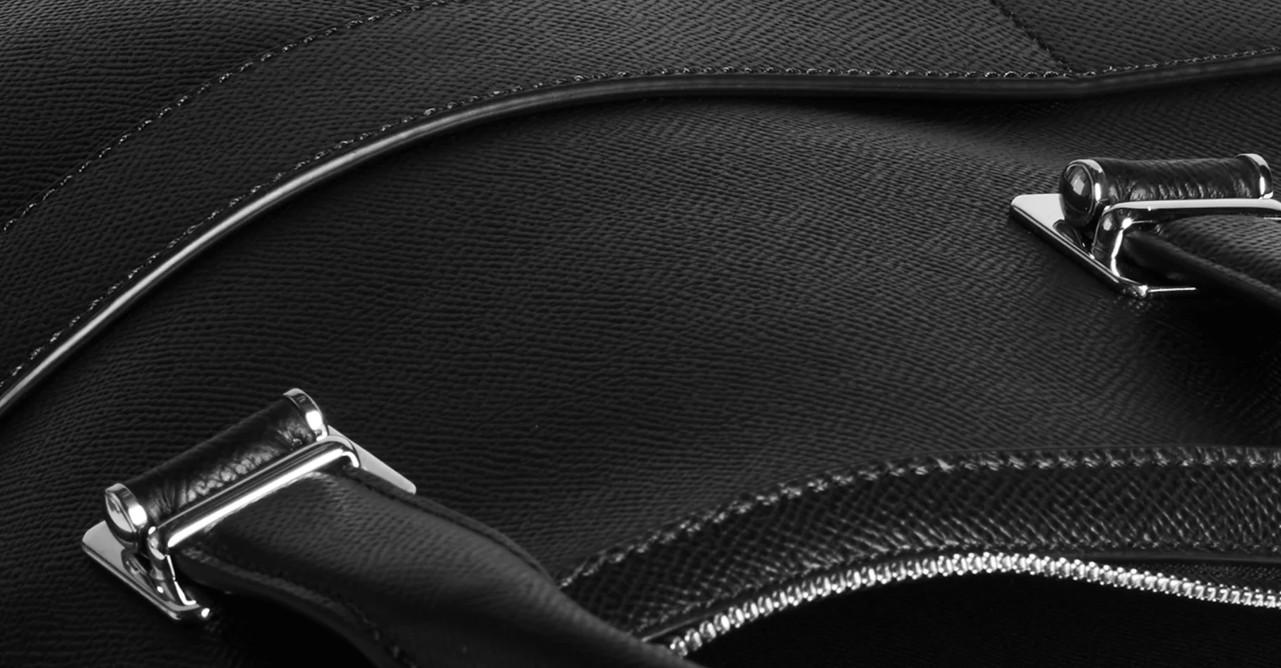 OEM Genuine Leather Ziparound Slim Document Case Lawyer Laptop Briefcase Messenger Bag for School Work Travel