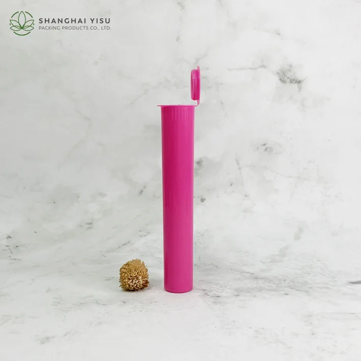 Childproof popTubes child resistant tube with Squeeze Pop Top Containers