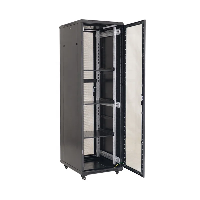 indoor 19 inch lan  6u 15u 22U rack wall mount telecom patch panel server network rack cabinet