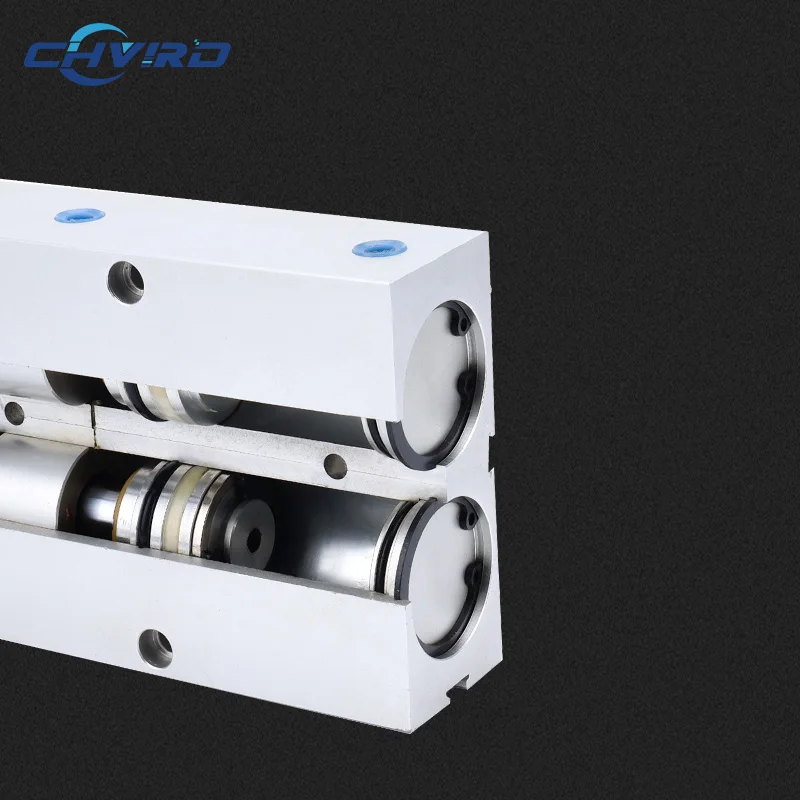 China factory price of  TN /TDA Series double rod pneumatic cylinder with magnetic