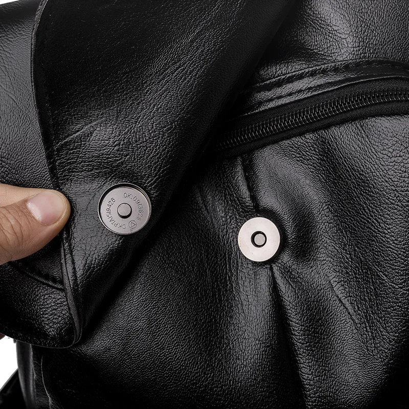 Sac a Dos Simple Waterproof Retro Soft Leather Women Backpacks Ladies Solid Color Travel Bagpack School Bags