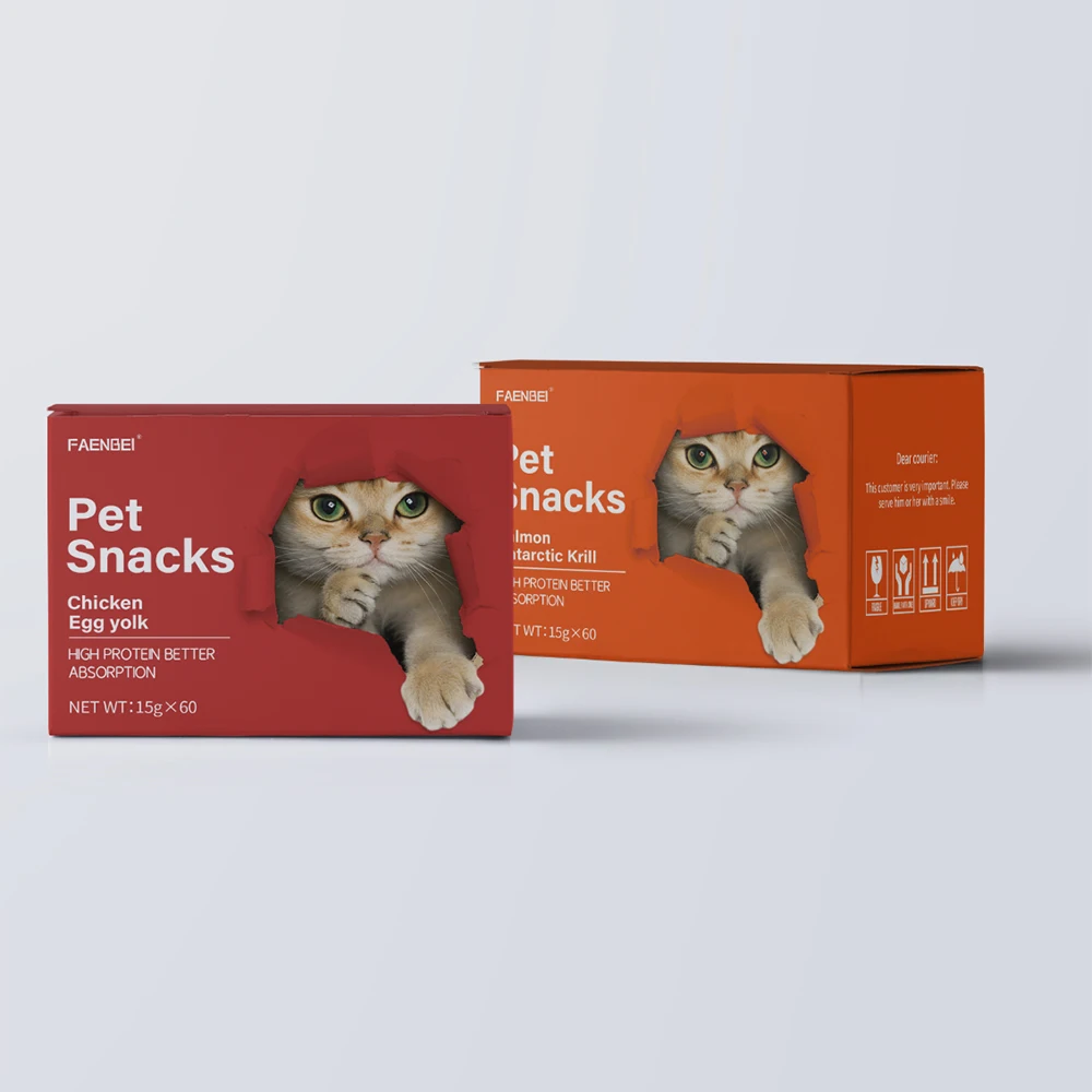 Snack Bars 15g*60pcs*20boxes  Wet Food Pet Treats Cat Strips Alimentos mascotas