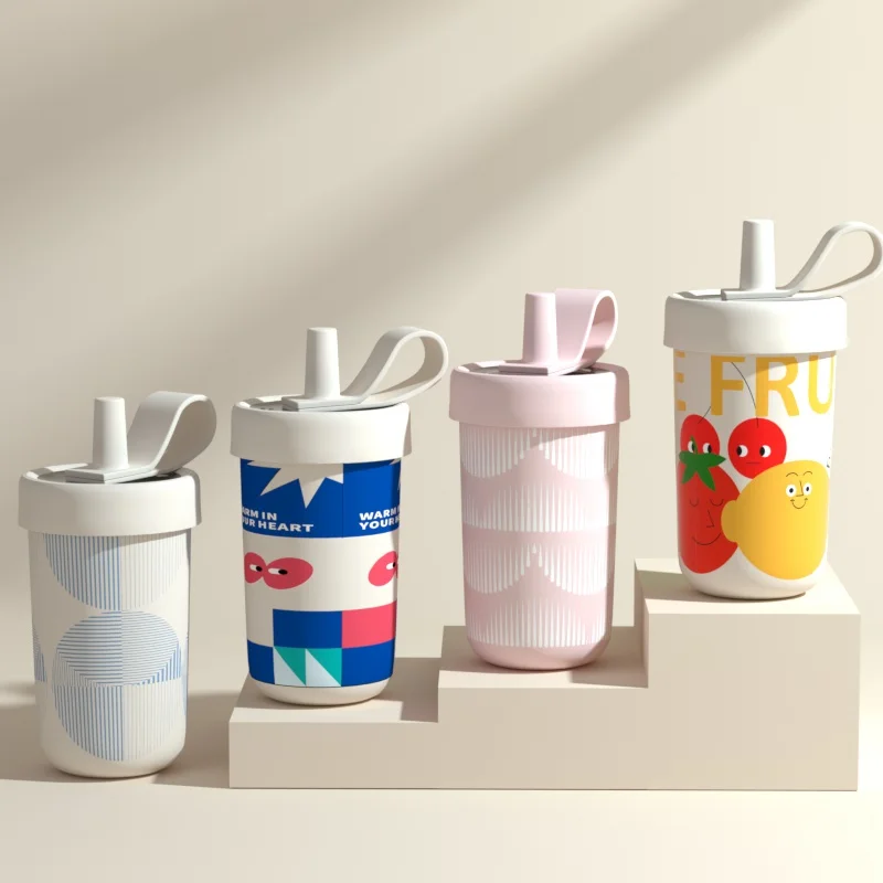 Reusable Tumbler  and Straw Stainless Steel Insulated Travel Water Tumbler Insulated Tumblers Keep  Cool