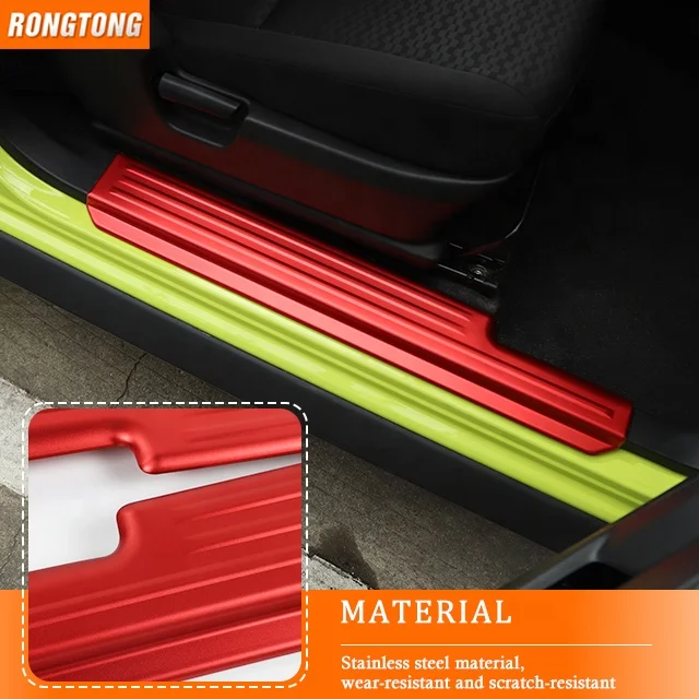 Hot Sale Car Accessories Car Door Sill Scuff Plate Guard Threshold Cover for Suzuki Jimny 2019+