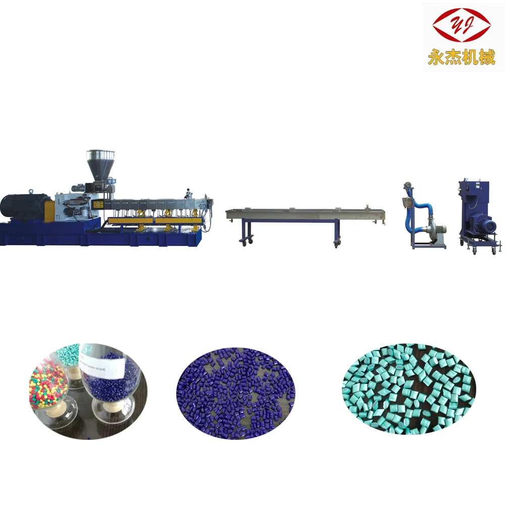 Own factory abs plastic granules making machine