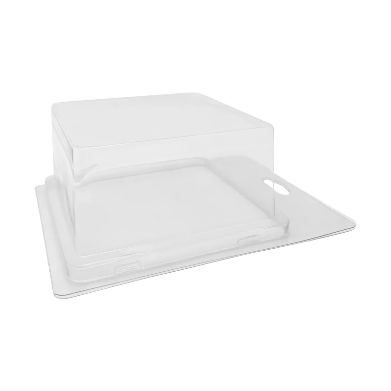 Custom Shape Transparent Clear PVC PET Plastic Strong Clamshell Blister Packaging with Hanging Hole & Recycled Materials Feature