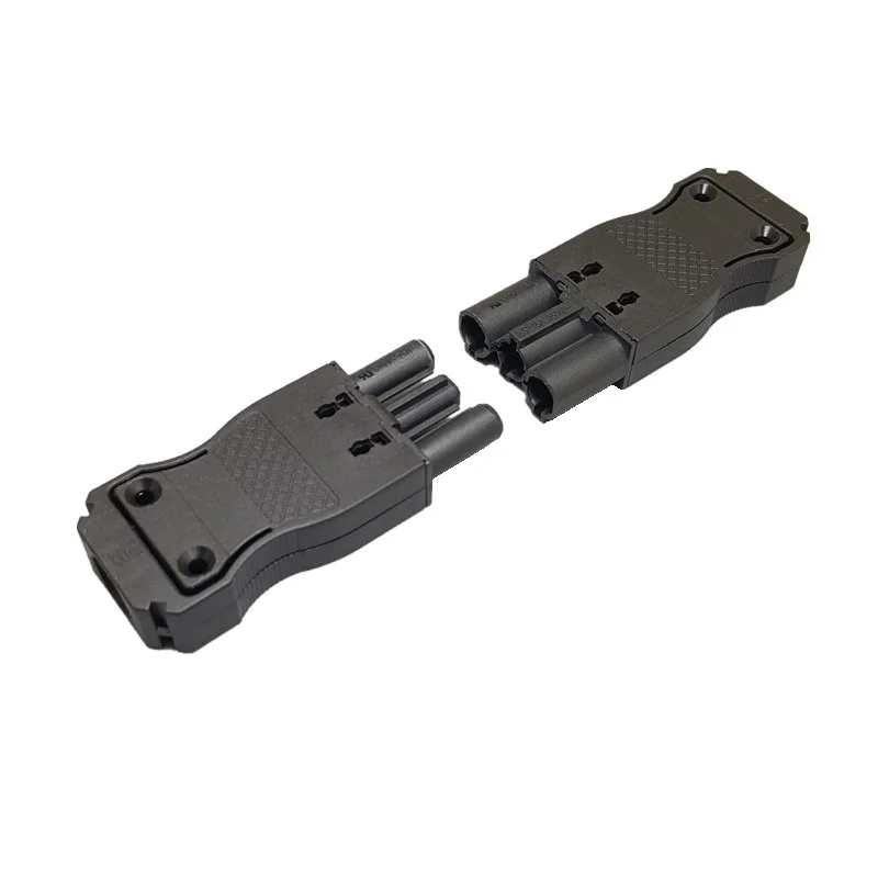 USA specification 600V 3 lines AWG18-14 quick connecting 2.5mm square Male Female pluggable wire connector