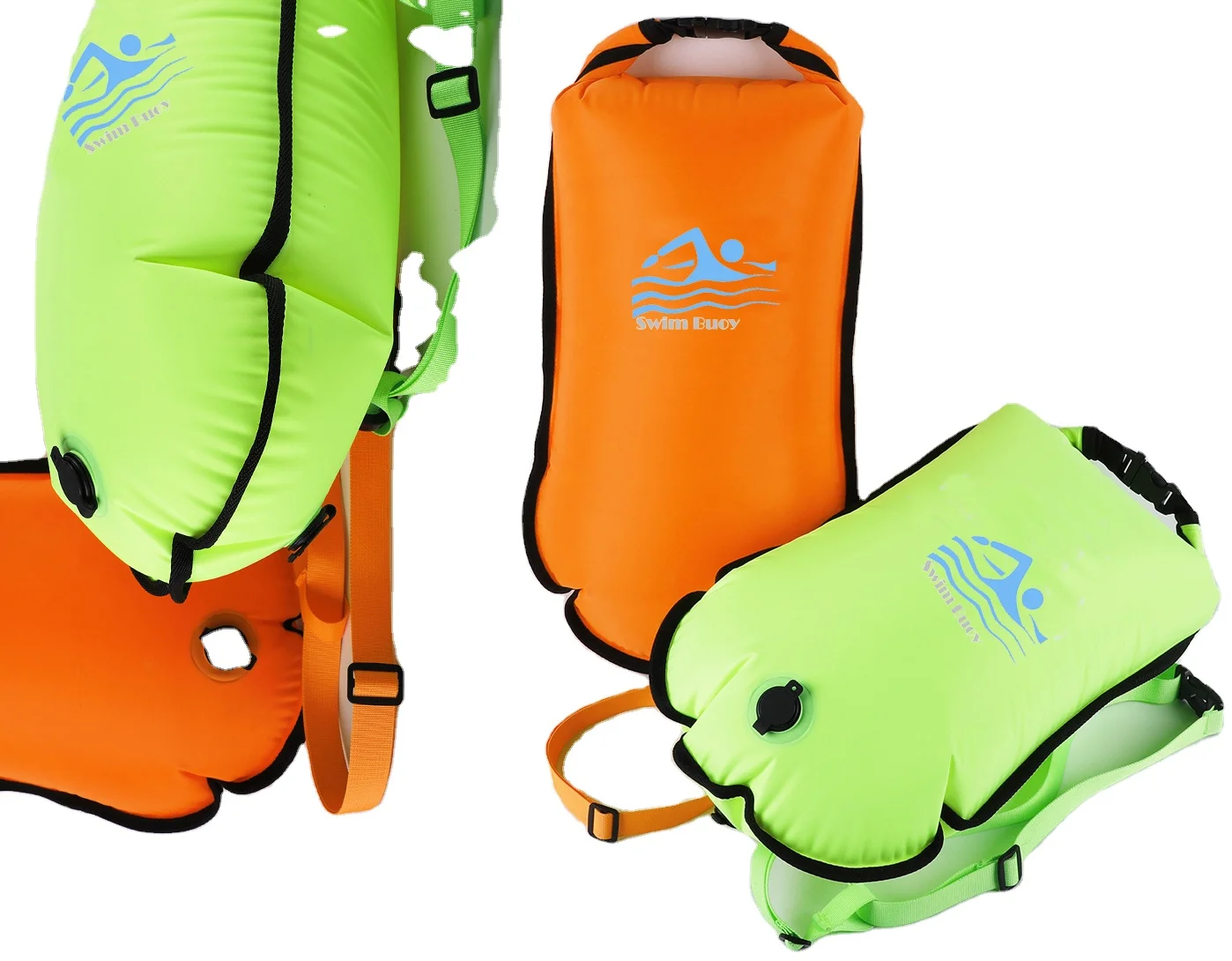 BSCI High visibility safety buoy for swimming in river, lake, sea and ocean