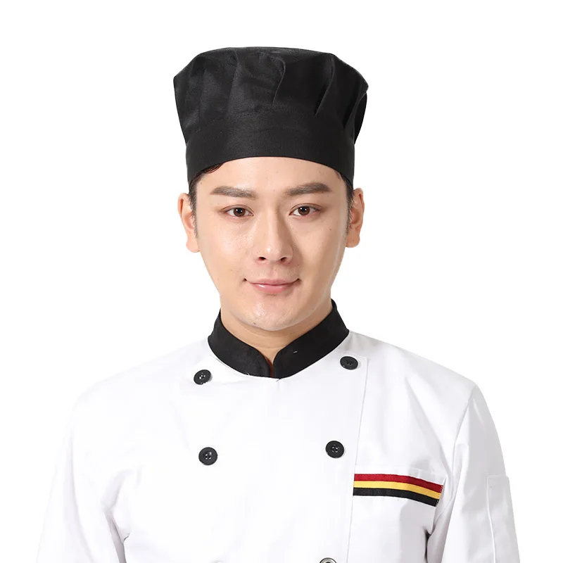 Cooking Beanie Uniform Japanese Skull Adjustable Breathable Custom Logo Black White Red Restaurant Custom Kitchen Chef Hats