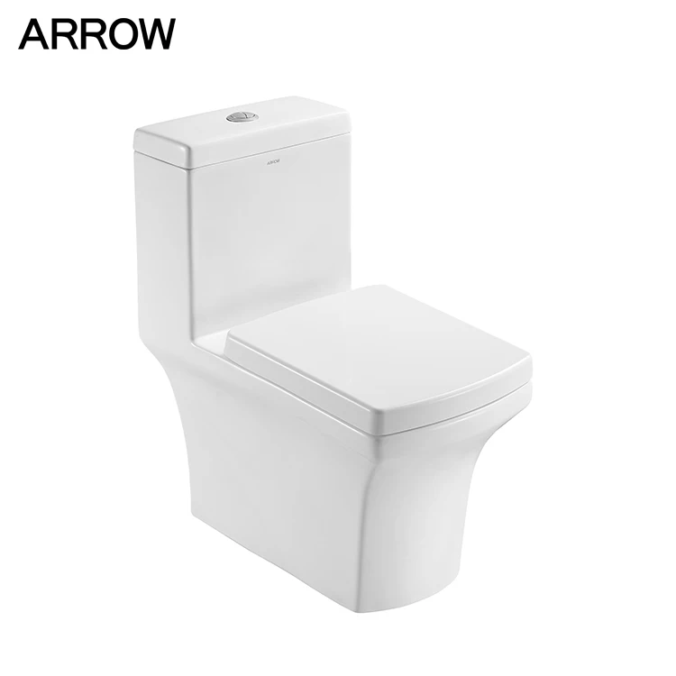 Bathroom sanitary ware one-piece washdown toilets economical one piece ceramic wc toilet
